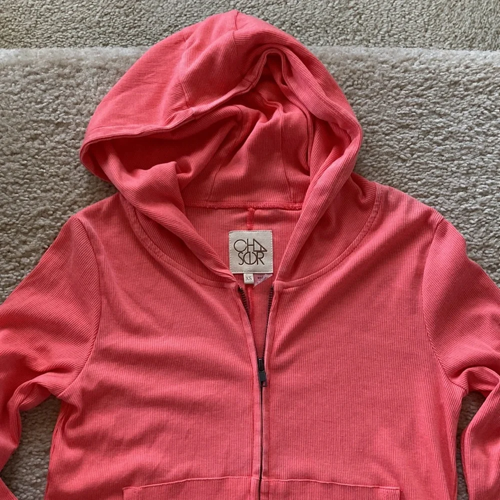 Chaser Coral Color Hooded Jacket - Picture 3 of 8